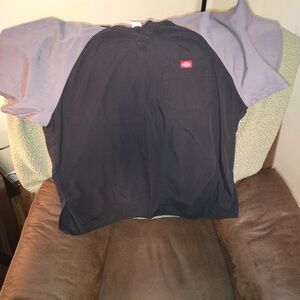 Dickies Black and Gray Short Sleeve Tee
